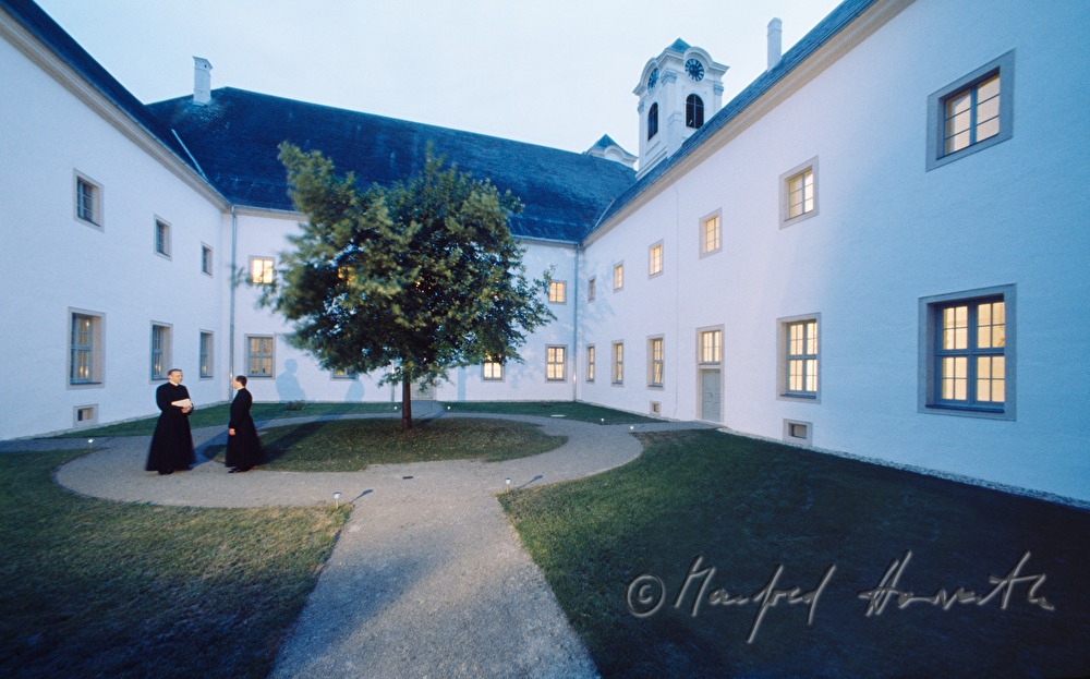 inner courtyard of the monastery