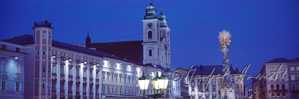 main square with city hall and old church