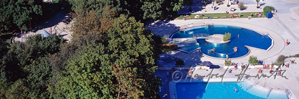 open air spa near Danube