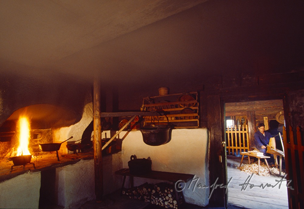 kitchen and living room
