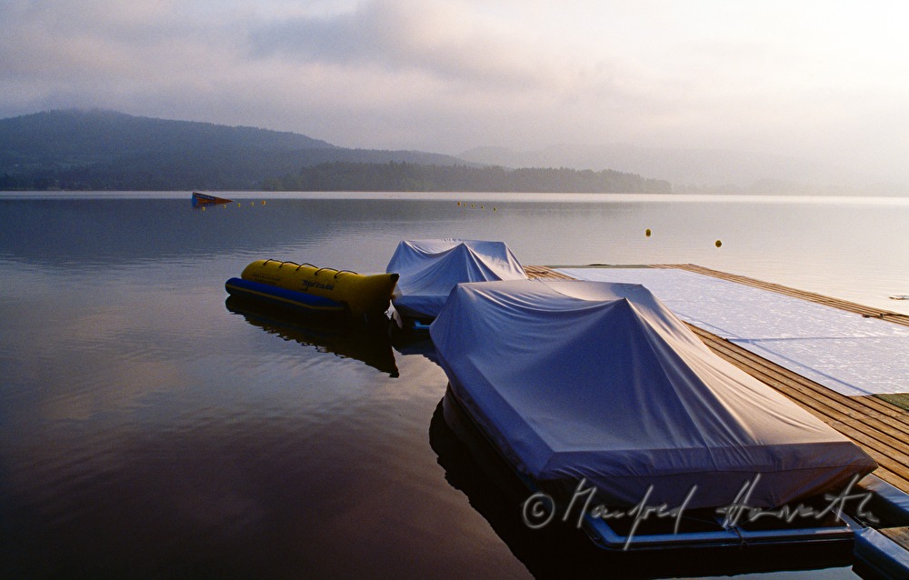 boats on the shore