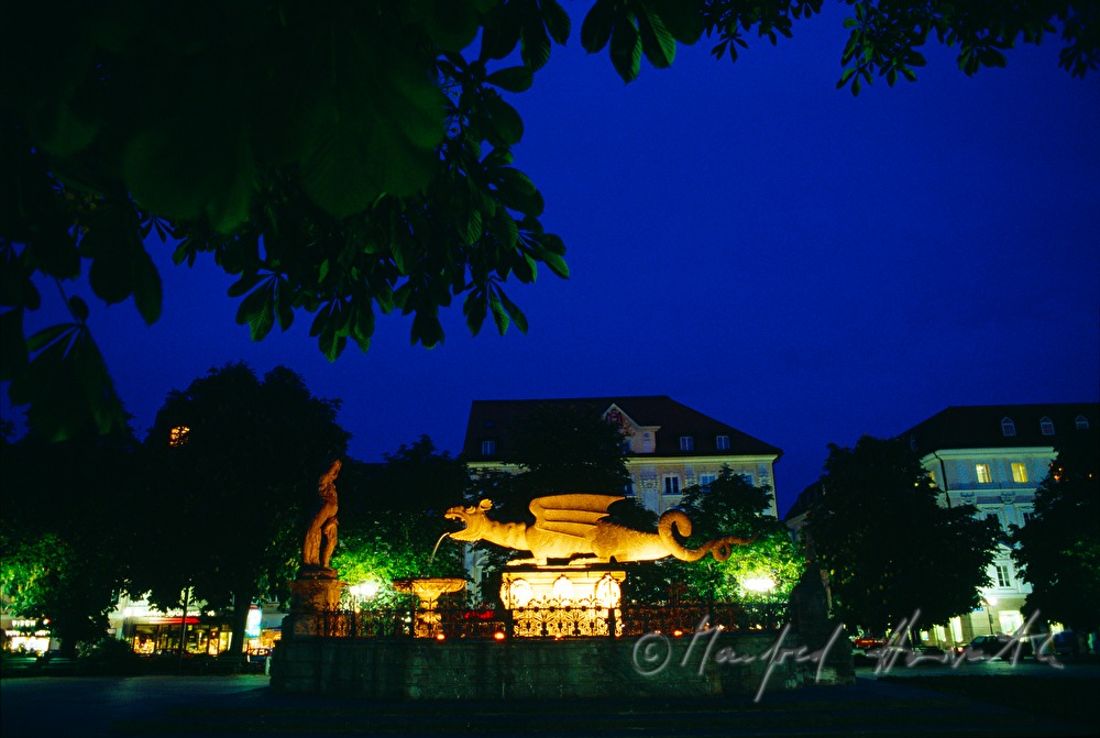 Lindwurm on the main square
