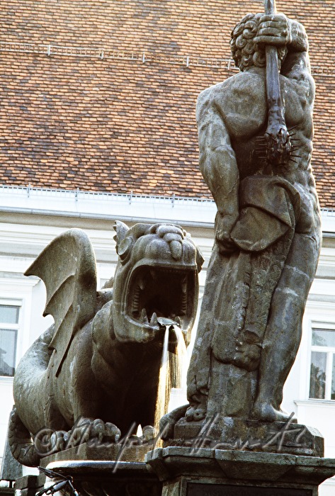 Lindwurm on the main square