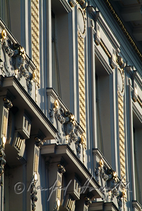 facade of a house built in Art Nouveau