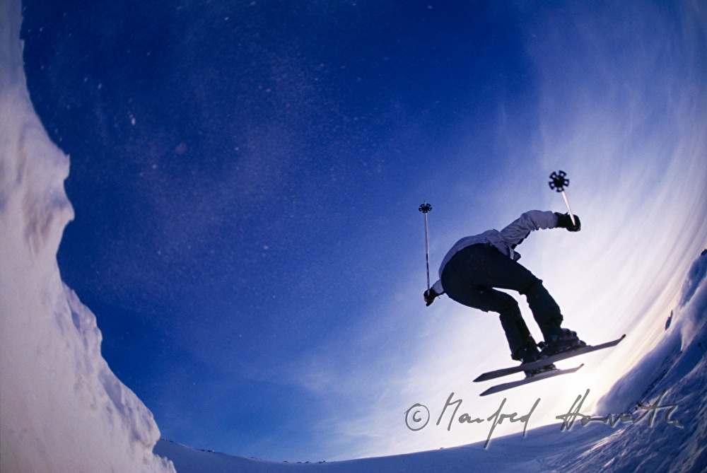 Mölltaler Gletscher, skiers