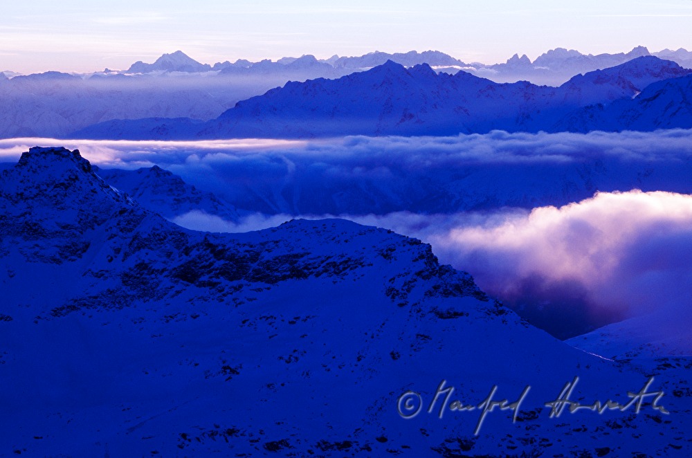 view over the Schultz Gruppe to the Grossglockner