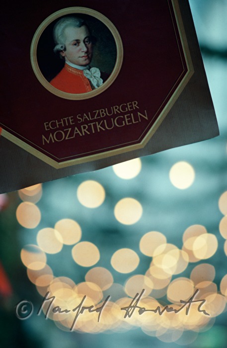 advertising for Mozart sweets