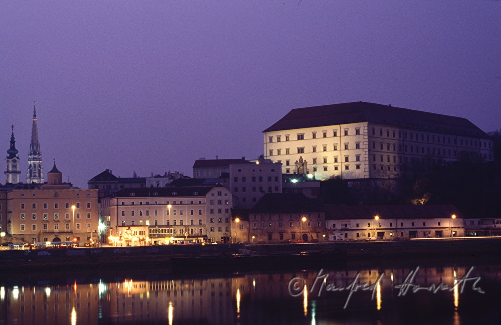 Danube Promenade with castle