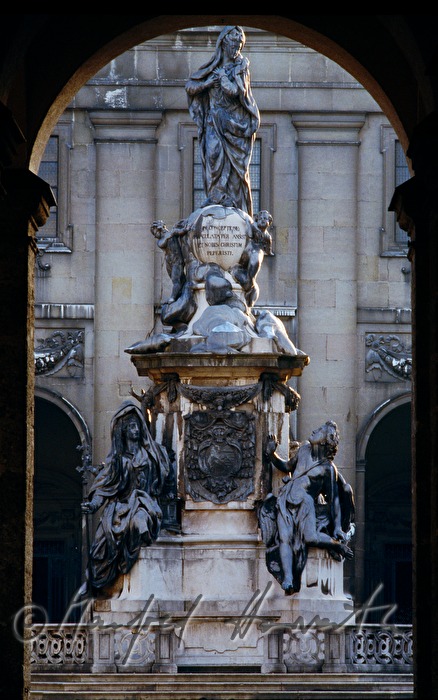 Mariensäule (Marian column) on Domplatz