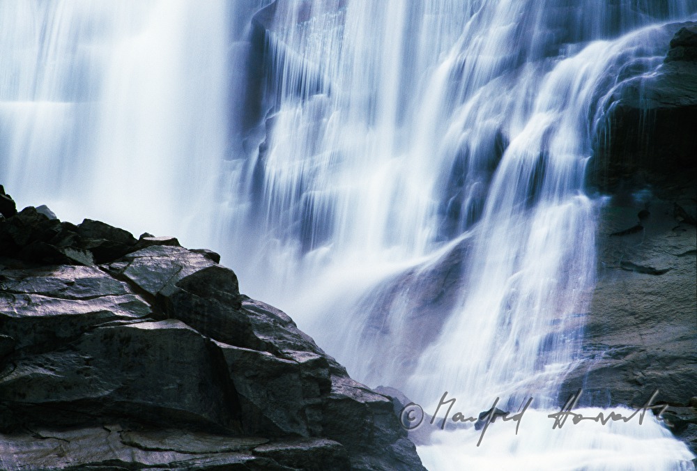 whirling water of the Krimmler Wasserfall