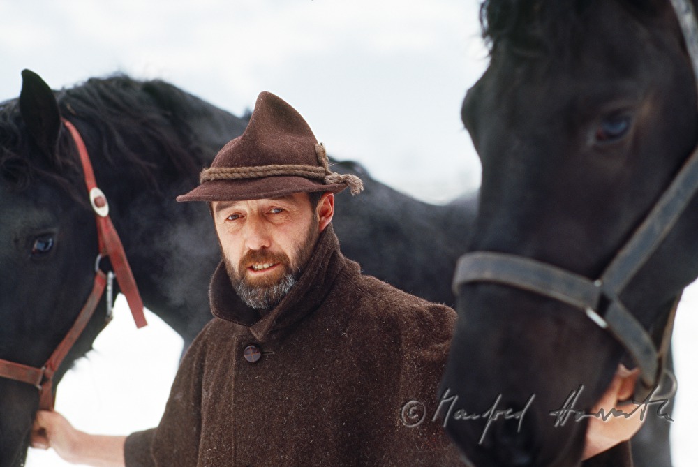 farmer with horses