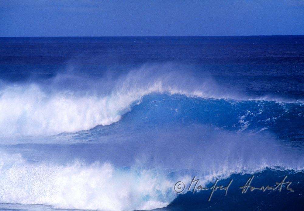 waves at Anakena Beach