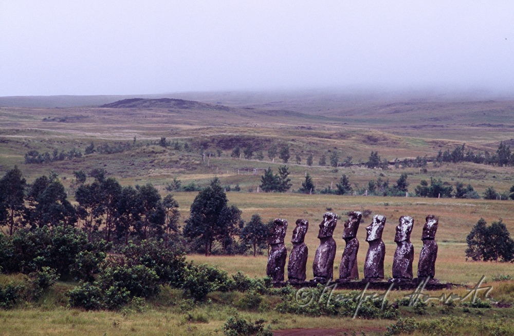 Moais of Ahu Akivi