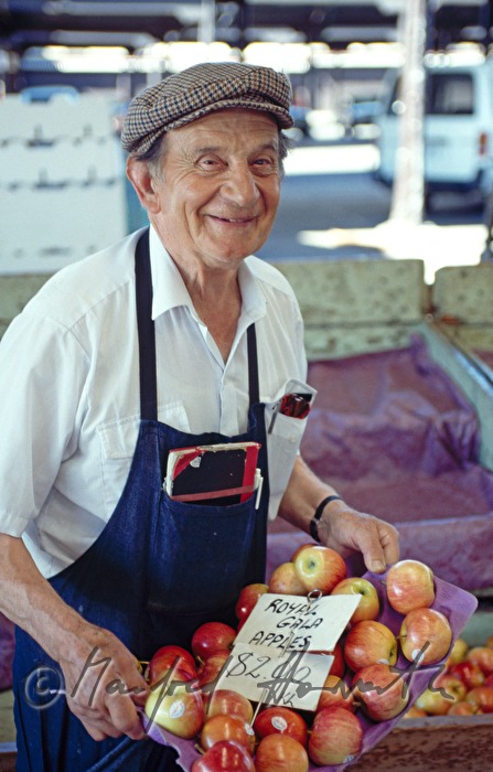 fruit vender at Victoria Market