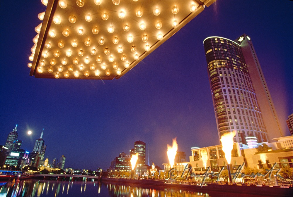 fireworks at the South Bank