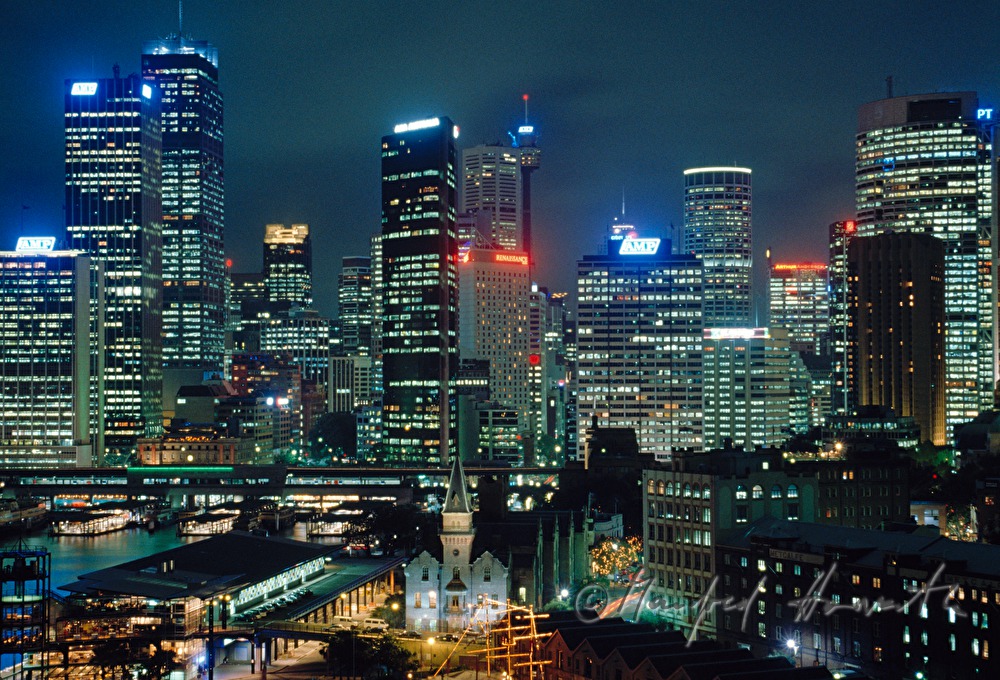 high-rise buildings of city center