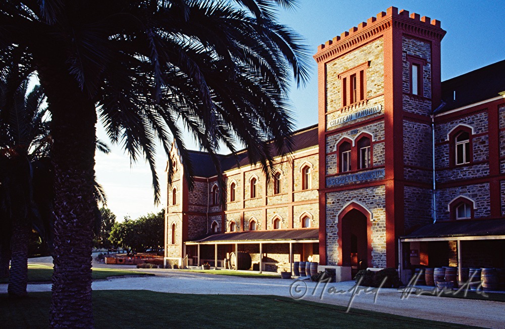 Chateau Tanunda is built of bicks