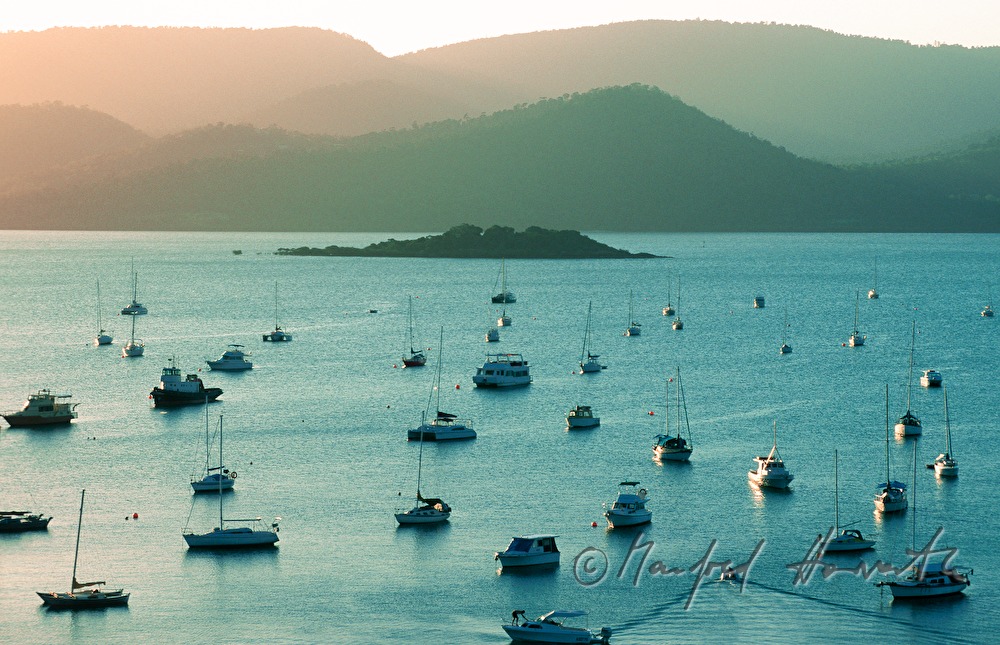 sailing boats on Airlie Beach