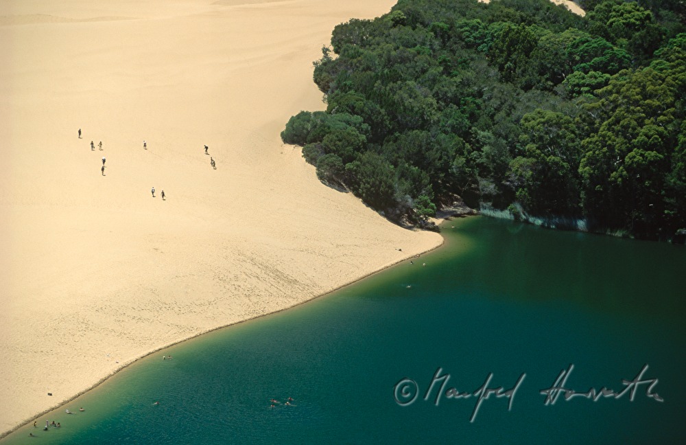 sand beach of the lake