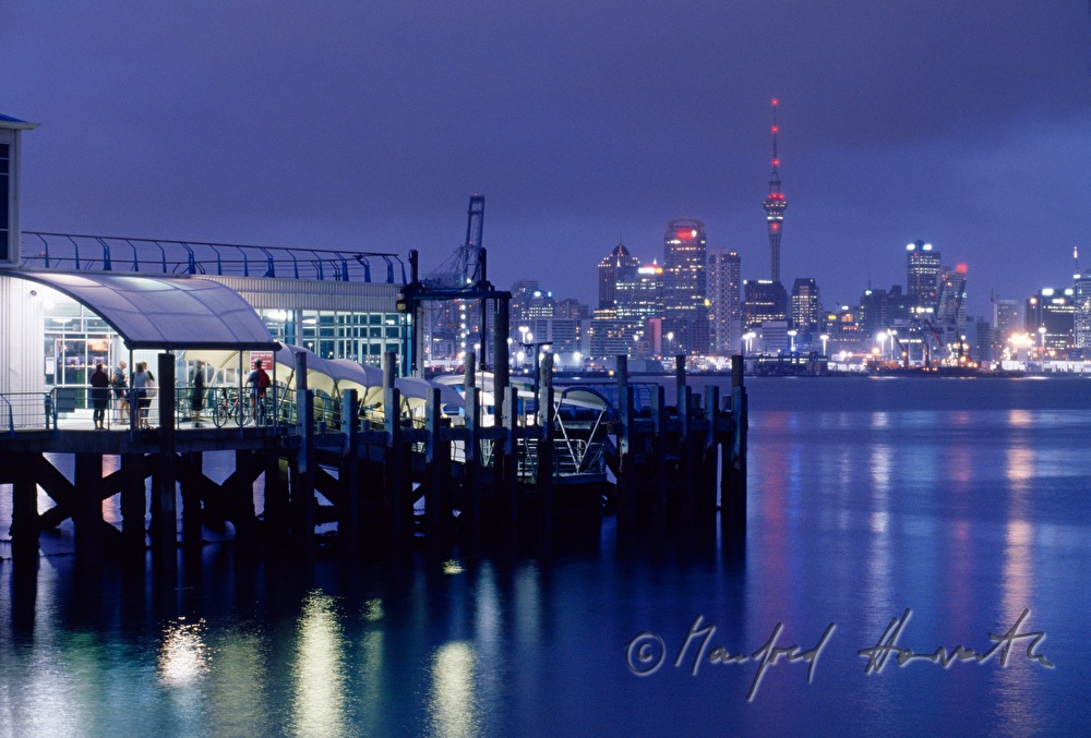 customers at the Devonport passenger ferry