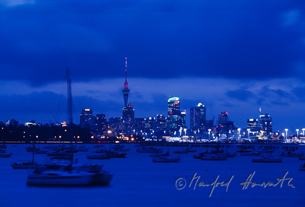 skyline with Sky Tower