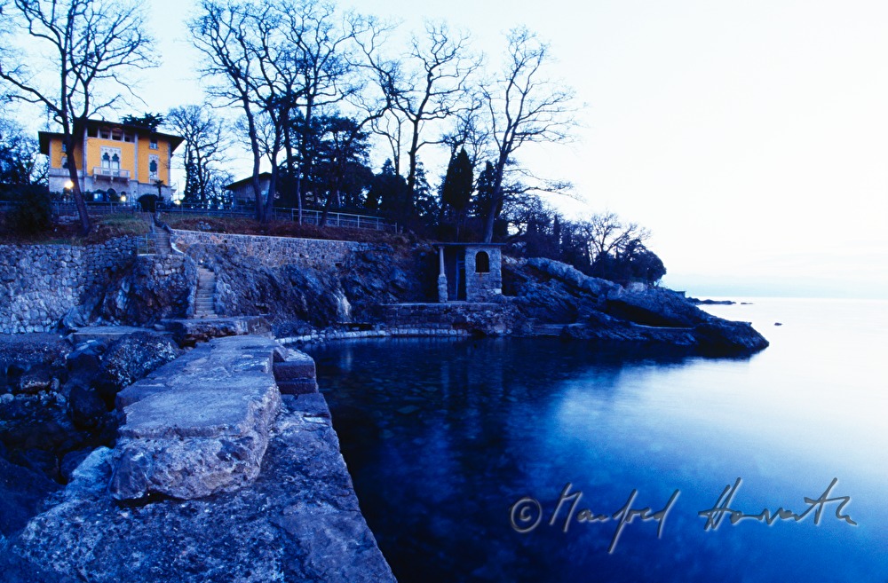 Villa Astra on the  waterside front