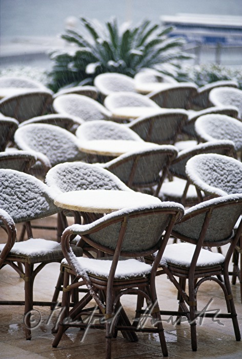 chairs on the terrace of Hotel Millenium