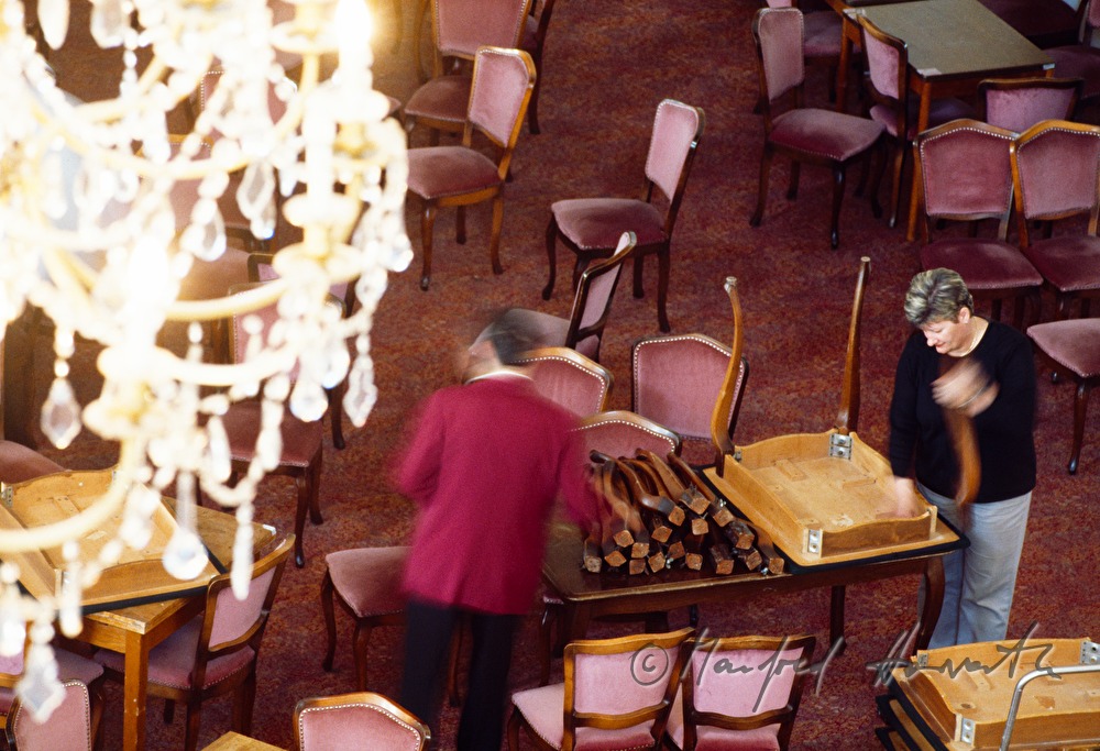 tidy up works at Hotel Kvarner