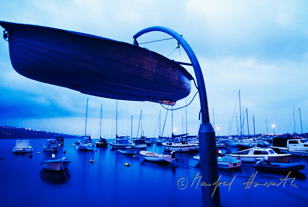 harbour and davit on the Lungomar