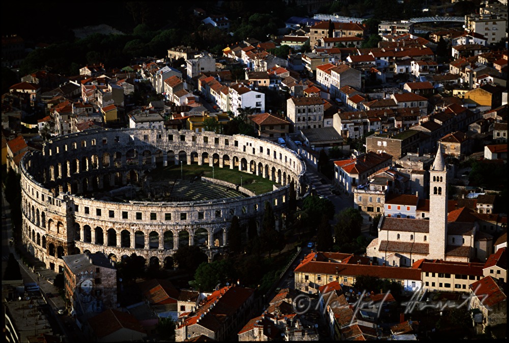 amphitheatre and church of Saint Anthony
