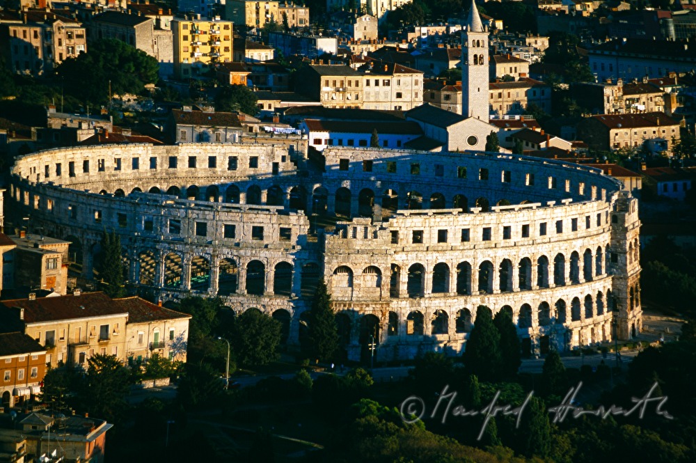 amphitheatre and church of Saint Anthony