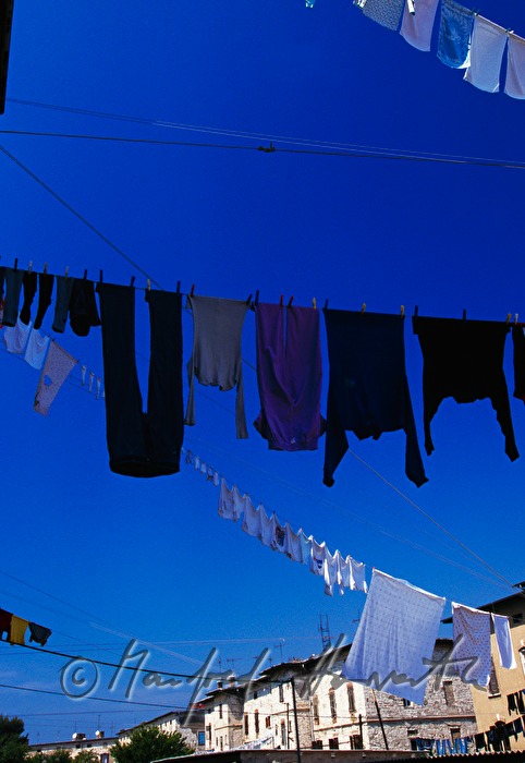 clothesline over the street