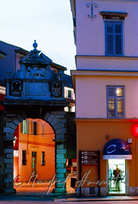 Balbi Arch with the the venetian lion