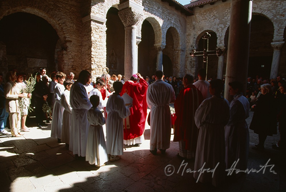 Palm Sunday Festivity in the inner courtyard