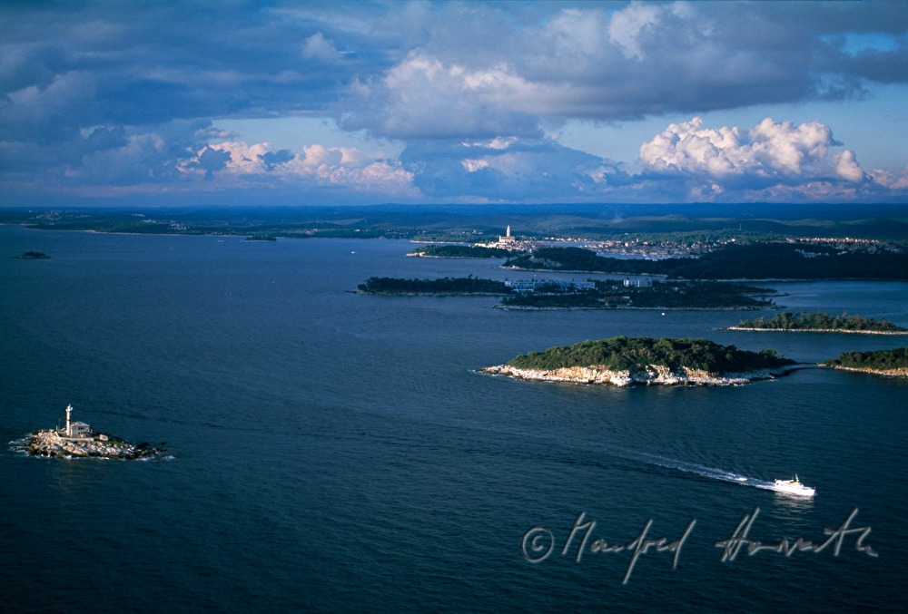 lighthouse Sveti Ivan - aerial view