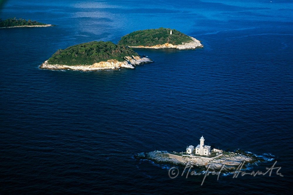 lighthouse Sveti Ivan - aerial view