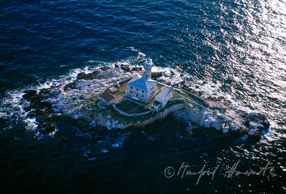 lighthouse Sveti Ivan - aerial view