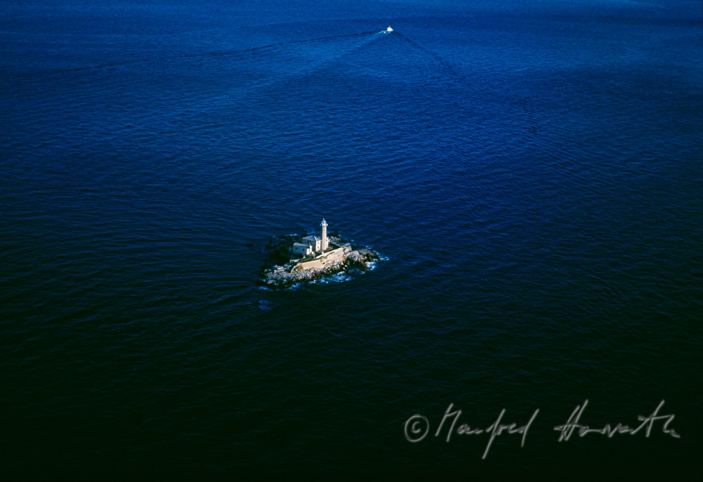 lighthouse Sveti Ivan - aerial view