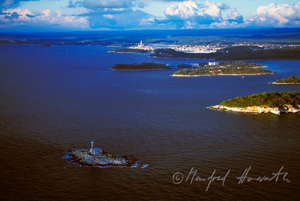 lighthouse Sveti Ivan - aerial view