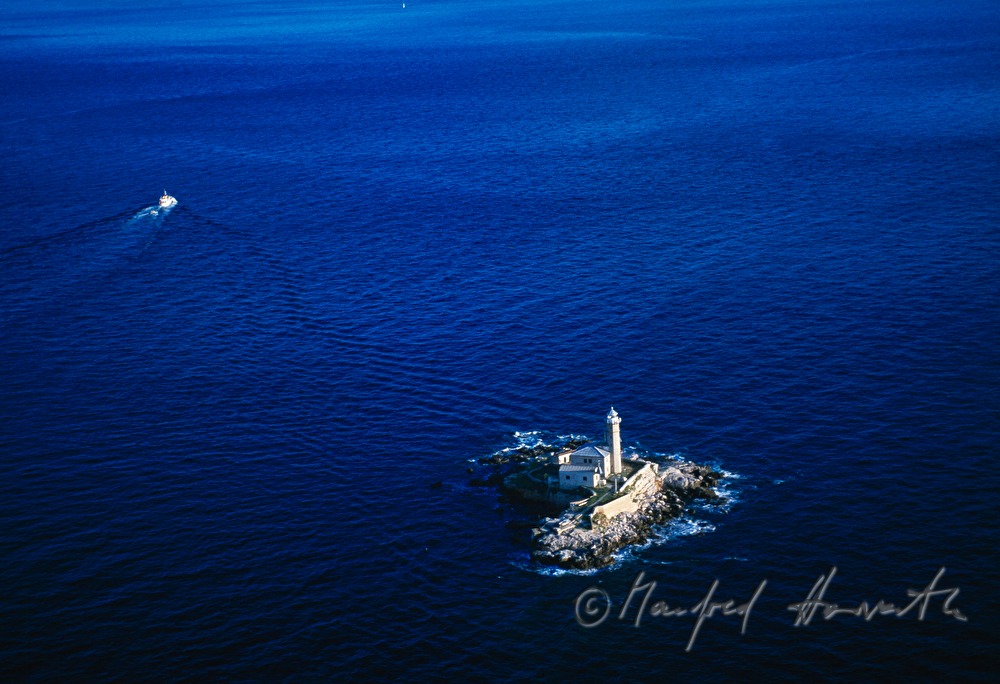 lighthouse Sveti Ivan - aerial view