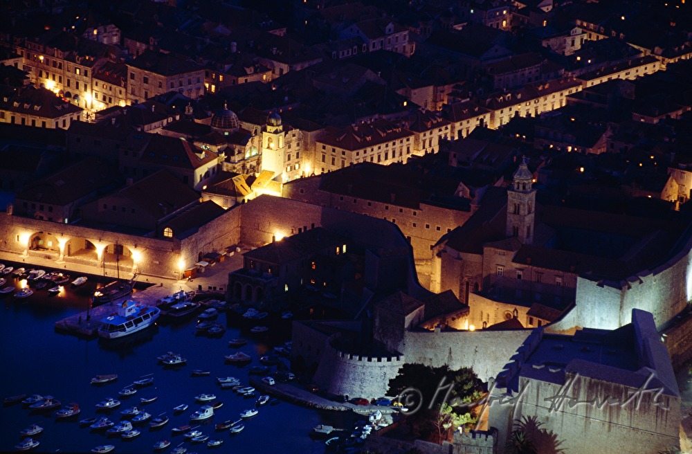 old town by night