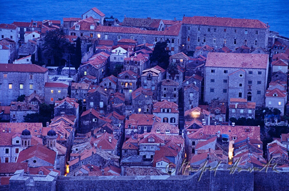 bird«s eye view of the old town