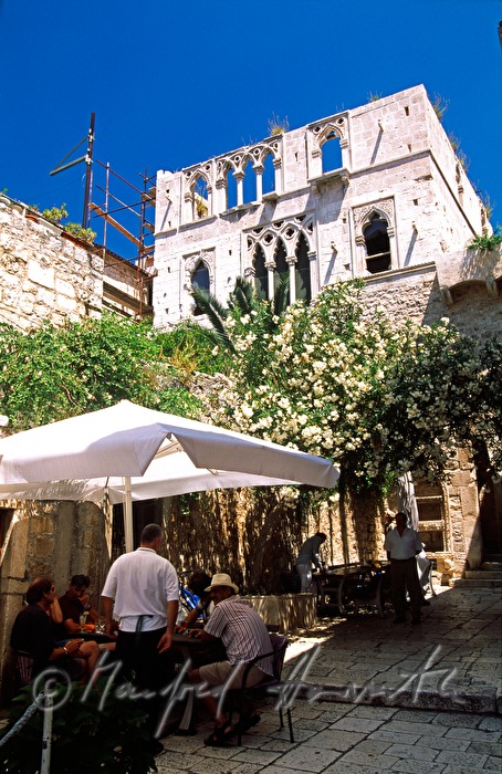 street cafe in the old town
