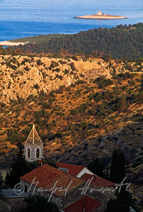 view to the church
