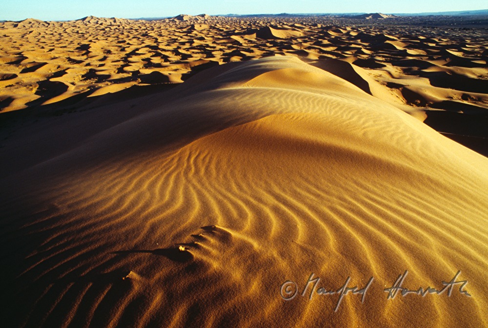 sand dunes at Erg Chebbi