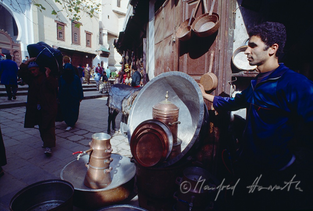 vendor in the Souk