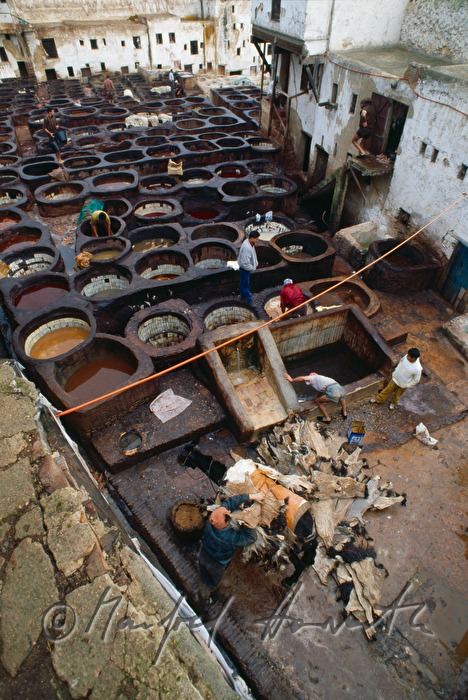 traditional tannery and dyeworks