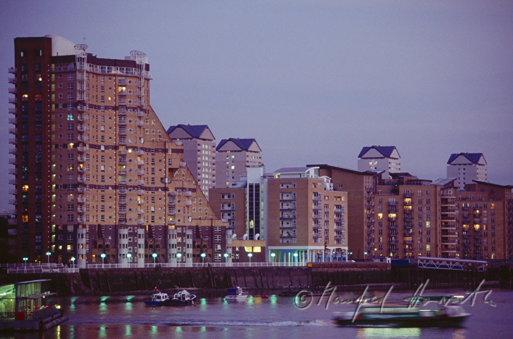 apartment houses on the Thames