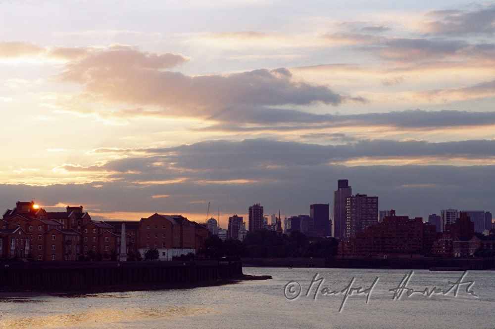 apartment houses on the Thames