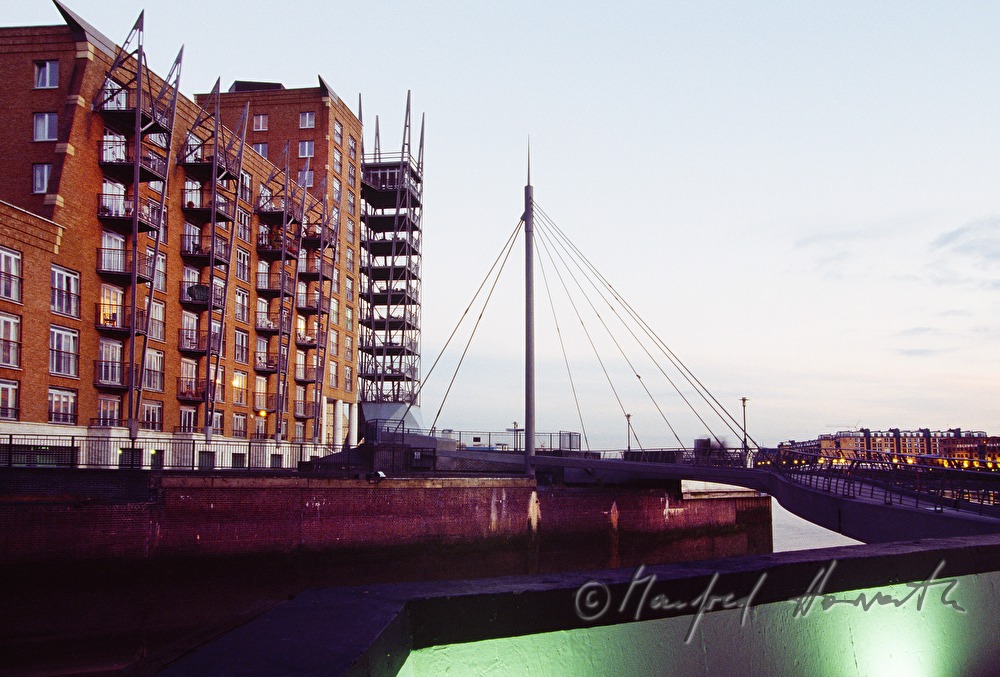 apartment houses on the Thames